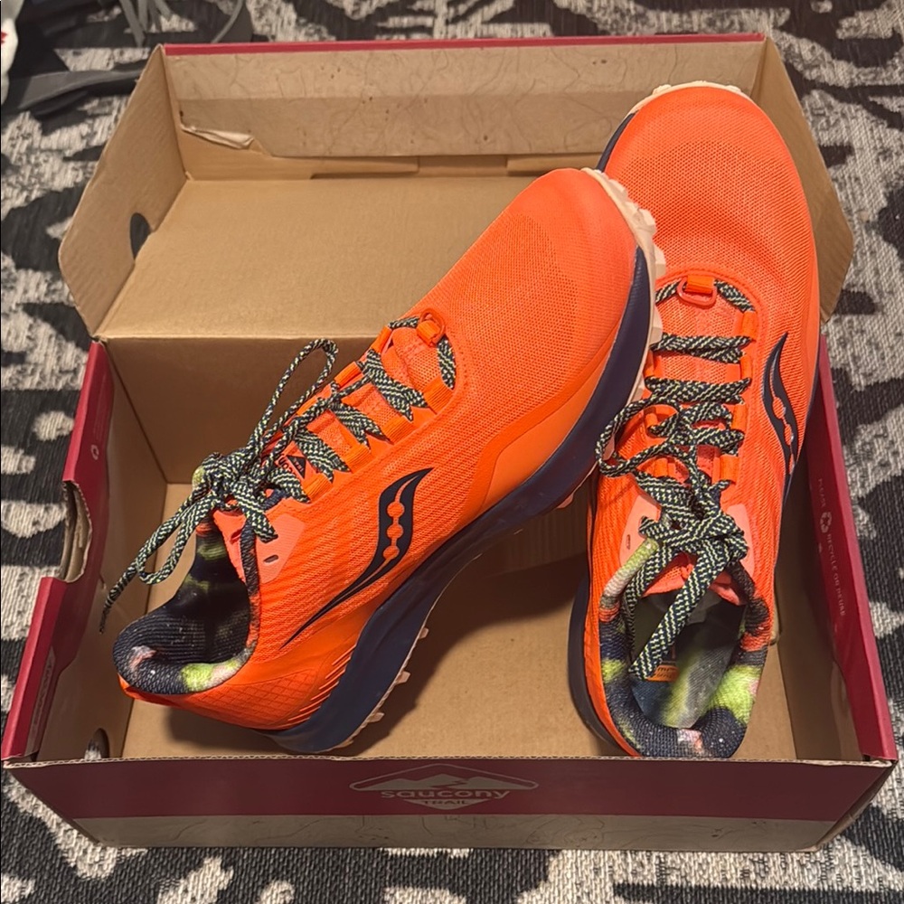 Saucony Vibrant Orange Athletic Shoes